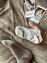 Load image into Gallery viewer, well worn used ankle socks women's girls melspanties by MelKimBrown - worn panty seller - used panties Mel Kim Brown MelKim Brown Mel KimBrown Mel Brown