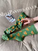 Load image into Gallery viewer, Used green fox socks