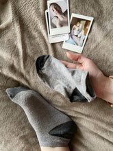 Load image into Gallery viewer, well worn used ankle socks women's girls melspanties by MelKimBrown - worn panty seller - used panties Mel Kim Brown MelKim Brown Mel KimBrown Mel Brown